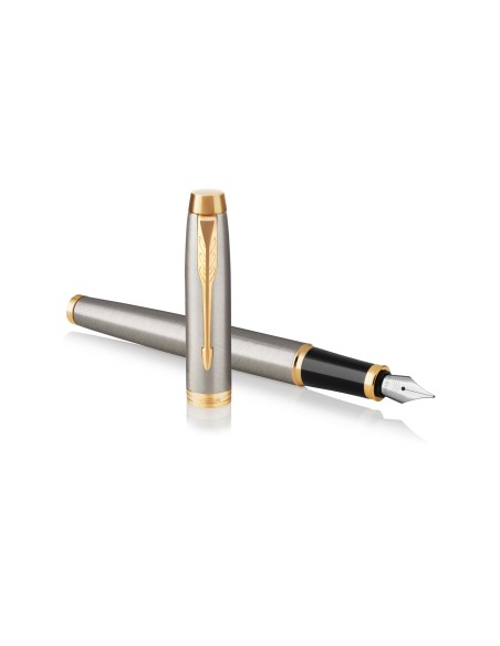 PLUMA PARKER IM METAL CEPILLADO GT