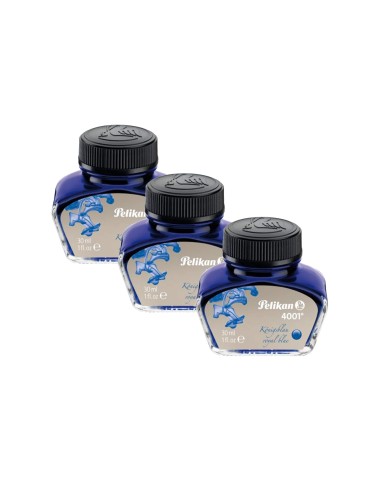 TINTA ESTILOGRAFICA PELIKAN 4001 AZ. REAL FRASCO 30 ML