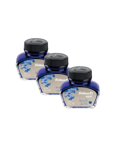 TINTA ESTILOGRAFICA PELIKAN 4001 AZ. REAL FRASCO 30 ML