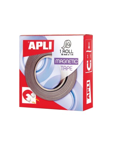 CINTA ADHESIVA APLI MAGNETICA 19MM X 1M REF 13830