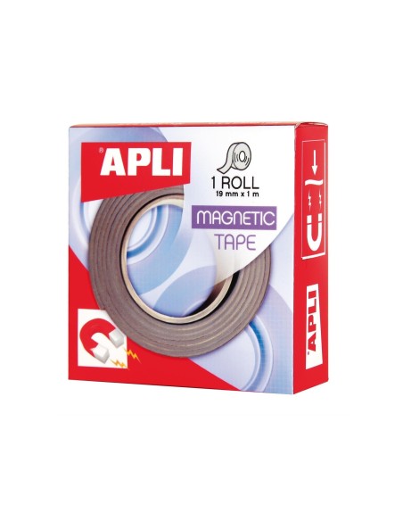 CINTA ADHESIVA APLI MAGNETICA 19MM X 1M REF 13830