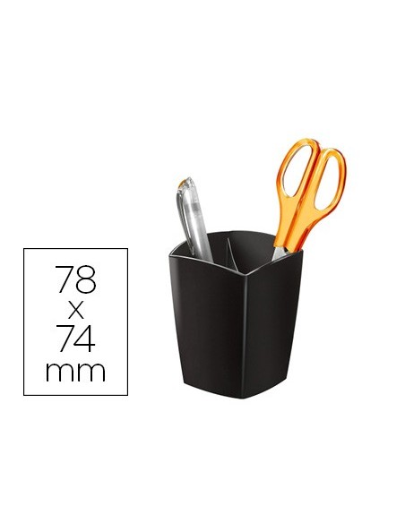 CUBILETE PORTALAPICES CEP MAGNETICO NEGRO 78X74X95 MM