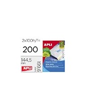 ETIQUETA ADH. APLI 2423 199,6X144,5MM 100UD. 2