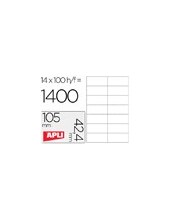 ETIQUETA ADH. APLI 1277 105X42.4MM 100H. 2