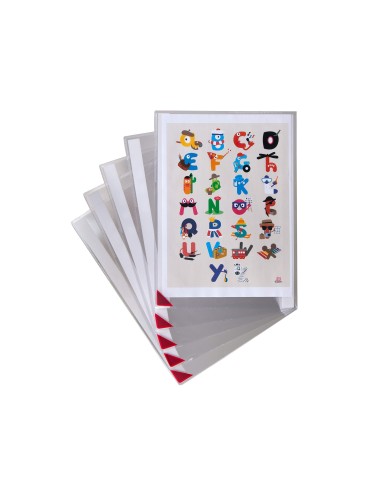 FUNDA TARIFOLD KANG EASY CLIC ADH.REMOVIBLE A5 ESQUINA MAGNETICA CAP.