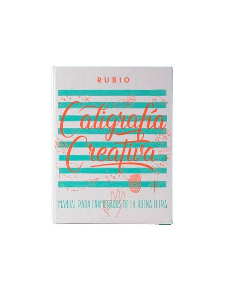 LIBRO CALIGRAFIA RUBIO CREATIVA 150.PGTAPA DURA 27X21 CM