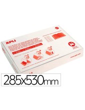 FORRALIBRO APLI PVC SOLAPA AJUSTABLE ADHESIVO 285X295 MM