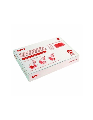 FORRALIBRO APLI PVC SOLAPA AJUSTABLE ADHESIVO 285X295 MM