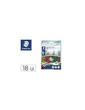 LAPICES COLORES STAEDTLER WOPEX ECOLOGICO 18 COLORES C.CARTON 2