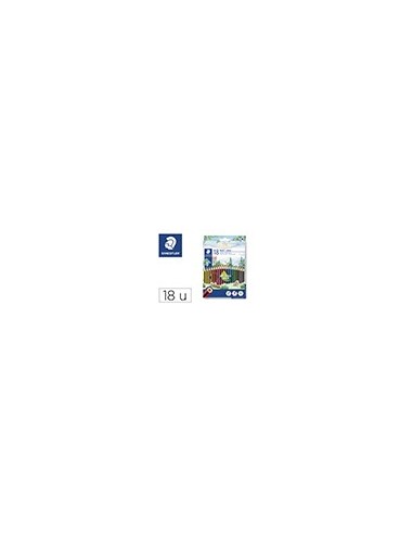 LAPICES COLORES STAEDTLER WOPEX ECOLOGICO 18 COLORES C.CARTON