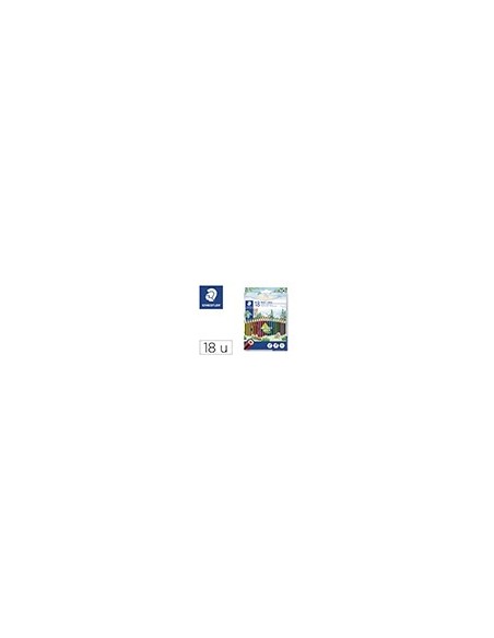 LAPICES COLORES STAEDTLER WOPEX ECOLOGICO 18 COLORES C.CARTON