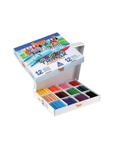 LAPICES CERA JOVICOLOR TRIWAX CAJA DE 300 UNIDADES