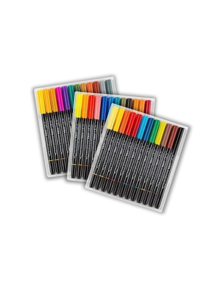ROTULADOR LYRA AQUA BRUSH DUO CAJA 36 SURT.