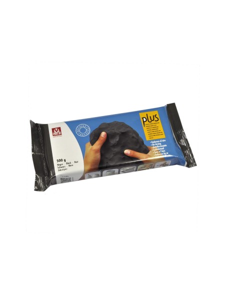 ARCILLA SIO-2 PLUS QUE ENDURECE AL AIRE NEGRO 500 GR