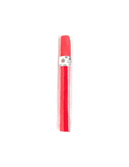 PAPEL CRESPON LIDERPAPEL FLORISTERIA 50 CM X 2,5 M 85G/M2 ROJO CP27