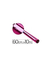 PAPEL CELOFAN ROLLO ROSA 0,60 X 10 MT 2