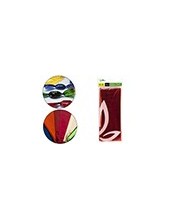 PAPEL CELOFAN LIDERPAPEL 50X70 CM 22G/M2 BOLSA DE 5 HOJAS NARANJA 2