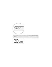 REGLA PLASTICO IRROMPIBLE TPTE.20 CM 2