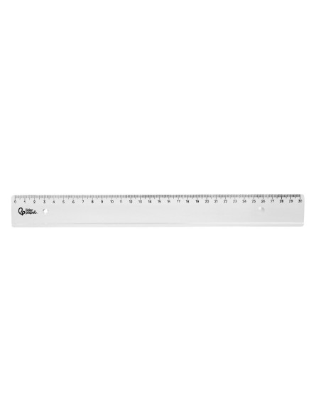 REGLA PLASTICO IRROMPIBLE TPTE.30 CM