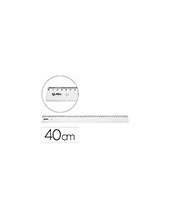 REGLA PLASTICO IRROMPIBLE TPTE.40 CM 2