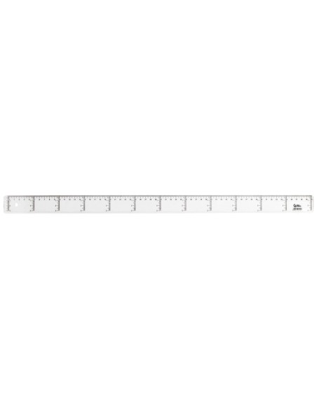 REGLA 60 CM PLASTICO CRISTAL