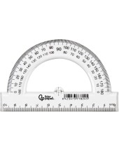 SEMICIRCULO LIDERPAPEL 10 CM PLASTICO SM02