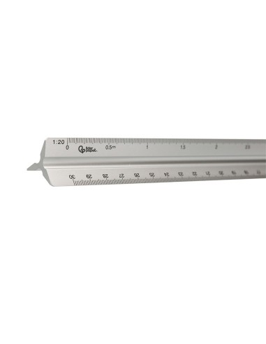 ESCALA  AL.FORMA TRIANGUL FUNDA 30 CM 1:20 1:25/1:50/1:75/1:100/1:150