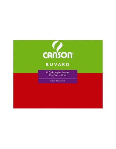 PAPEL SECANTE CANSON 50X65 CM LISO BLANCO 250 GR