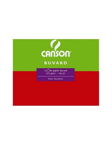 PAPEL SECANTE CANSON 50X65 CM LISO BLANCO 250 GR