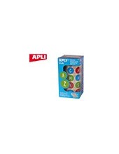 GOMETS APLI AUTOADHESIVO RED.ABECEDARIO 20 MM MULTICOLOR 2