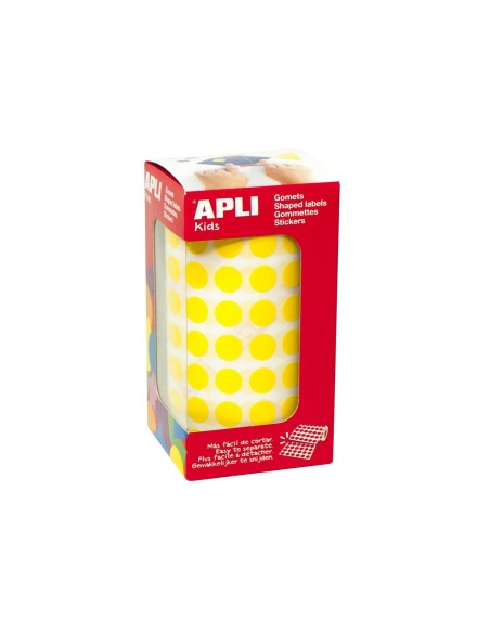 GOMETS APLI ROLLO 59H CIRCULO Ø 10,5 MM AMARILLO 5.192 UDS. (04851)