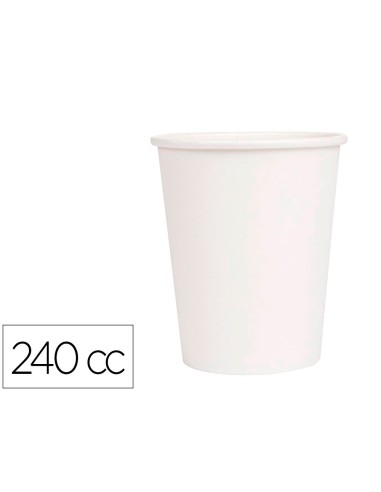 VASO TERMICO CARTON 240 CC PAQUETE DE 50 UNIDADES