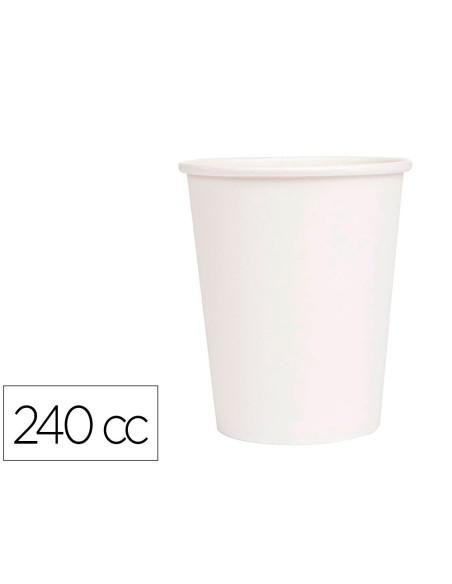 VASO TERMICO CARTON 240 CC PAQUETE DE 50 UNIDADES