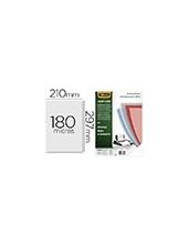 TAPA ENCUADERNACION FELLOWES DIN A4 PVC TRANSP. CRISTAL 180MC 100 UD. 2