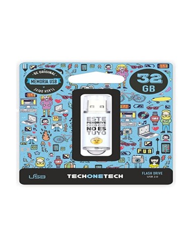 MEMORIA USB 32GB TECHONETECH 2.0 FLASH NO ES TUYO