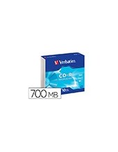 CD-ROM VERBATIM EXTRA PROTECCION 700MB 52X 80 MIN PK.DE 10 UD. 2