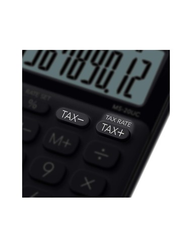 CALCULADORA CASIO MS-20UC-PK SOBREMESA 12 DIGITOS TAX +/- COLOR ROSA