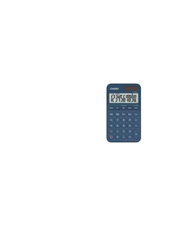 CALCULADORA CASIO SL-310UC-BU BOLSILLO 10D.TAX +/- DOBLE CERO AZ.