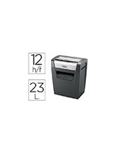 DESTRUCTORA REXEL MOMENTUM X312 CAP. 12 H.DESTRUYE GRAPAS,CLIPS 23 L 2