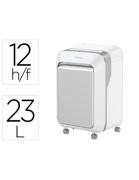 DESTRUCTORA FELLOWES LX211 12H.P5 BL.23 L CLIPS,GRAPAS,CD