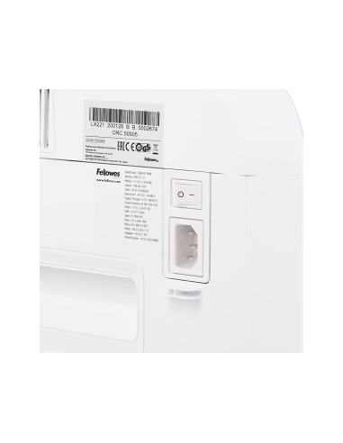DESTRUCTORA FELLOWES LX221 CORTE 20H P5 CLIPS GRAPAS TARJETAS 30L BL.