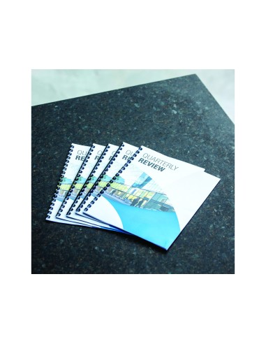 TAPA ENCUADERNACION FELLOWES A3 PVC TRANSP. CRISTAL 200MC PACK 100UD