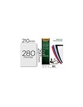 TAPA ENCUADERNACION FELLOWES A4 PP. NG. 280 MICRAS PK.DE 100 UD. 2
