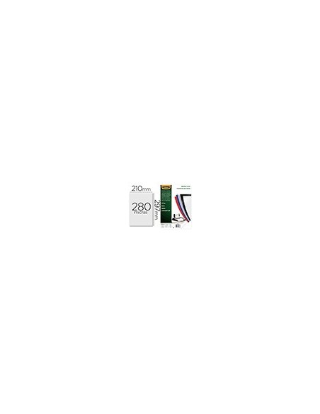 TAPA ENCUADERNACION FELLOWES A4 PP. NG. 280 MICRAS PK.DE 100 UD.