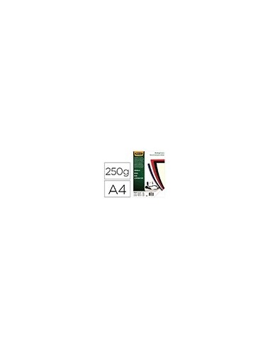 TAPA ENCUADERNACION FELLOWES A4 CARTON BRILLO BL. 250GR.PK.100 UD.