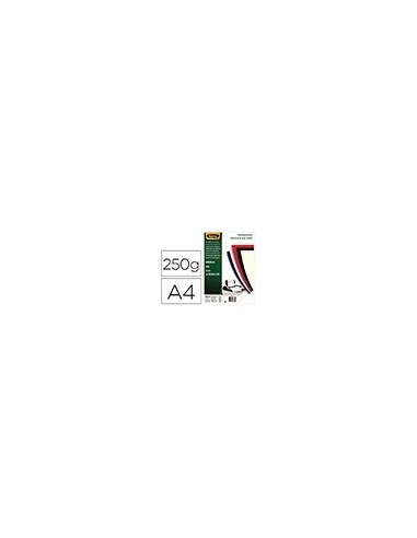TAPA ENCUADERNACION FELLOWES A4 CARTON BRILLO RJ. 250GR.PK.100 UD.