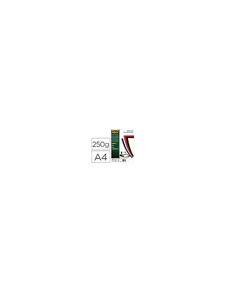 TAPA ENCUADERNACION FELLOWES A4 CARTON BRILLO RJ. 250GR.PK.100 UD.