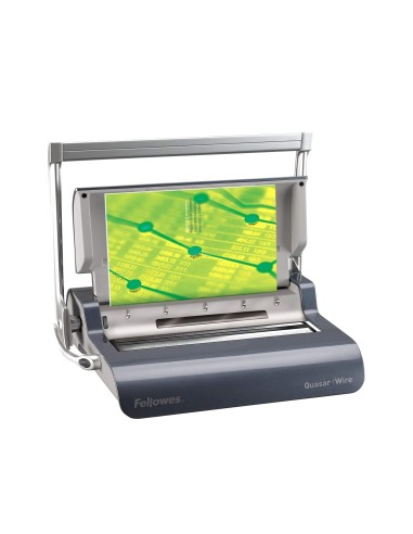 ENCUADERNADORA ESP.WIRE FELLOWES QUASAR DOBLE ESP.15H.A4