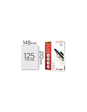 BOLSA PLASTIFICAR FELLOWES BRILLO 4º 125 MICRAS PK.100 UD. 2