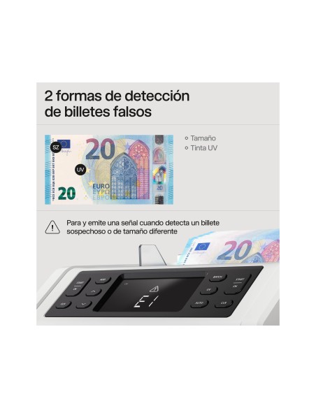 CONTADOR BILLETES SAFESCAN 2210 DETECCION ULTRAVIO. 1000 BILLETES/MIN